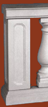 Balustradenpfeiler P-134/4900 zu Typ-04/24900 + Typ-06/24900